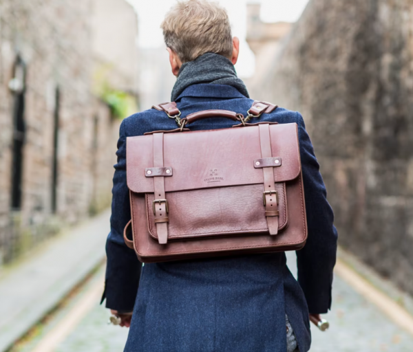 Tas kerja backpack kulit